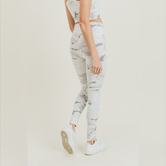 Snow Camo Highwaist Leggings - Picture 4 of 5